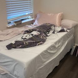 Twin Size bed-frame & Mattress