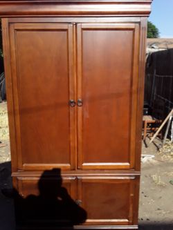Entertainment  Center  Solid  Cherry 