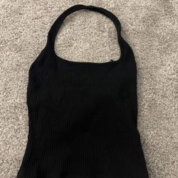 Black Halter Top 