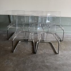 Vintage IKEA Dining Room Chairs X5