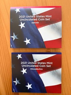 2021 US Mint Uncirculated Coin Set Denver & Philadelphia