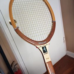 Tennis Racket and cover, New Old Stock