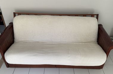 Wood Futon Sofa