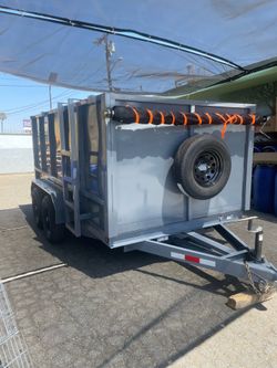 Smooth dump trailer