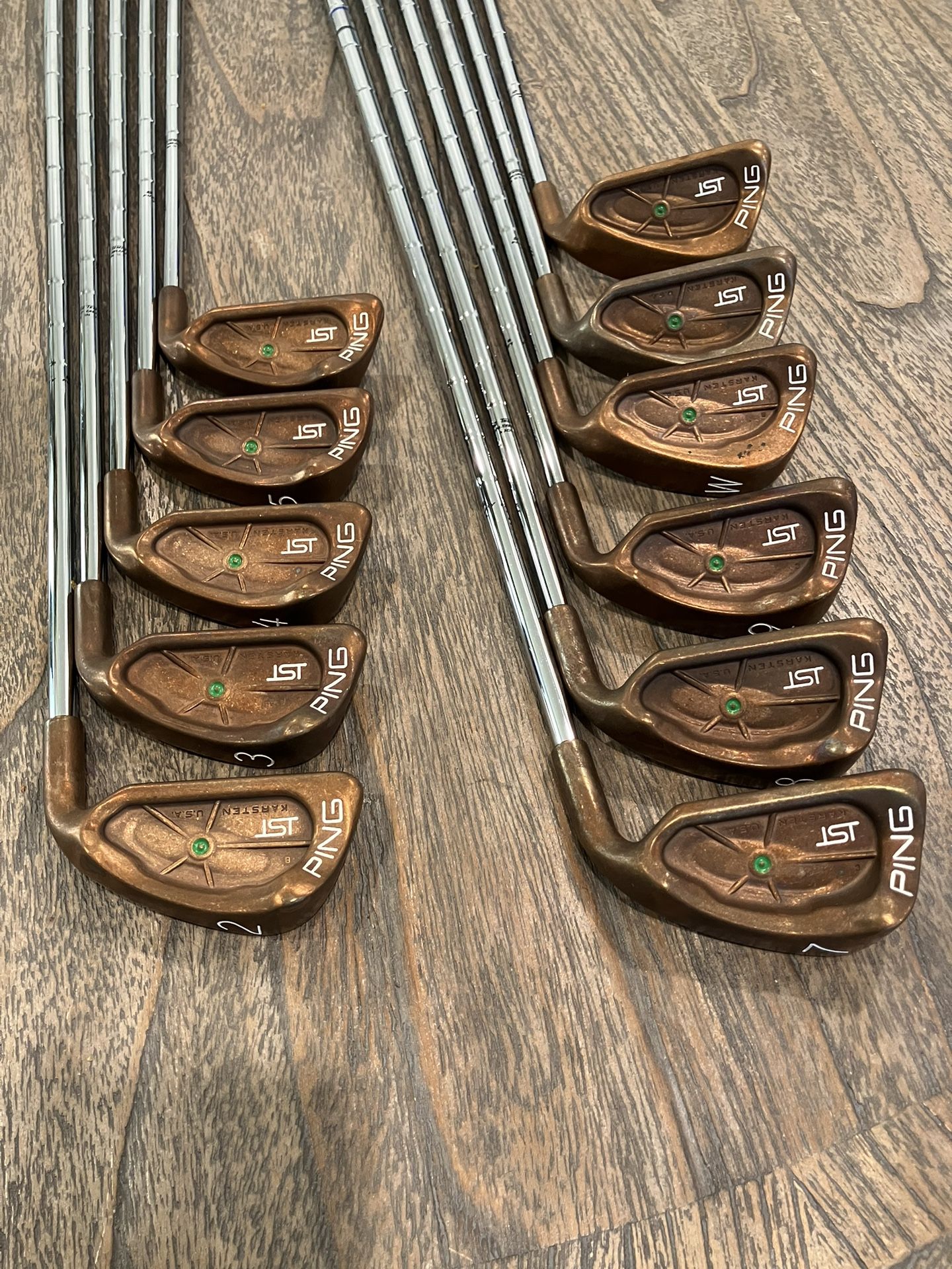 New Ping ISI BeCu Irons Set !!