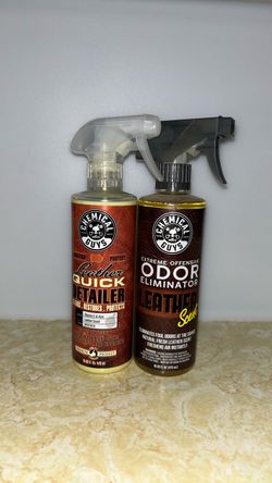 Chemical Guys Leather Quick Detailer & Odor Eliminator Set