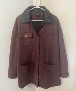 Cider Burgundy Utility Jacket
