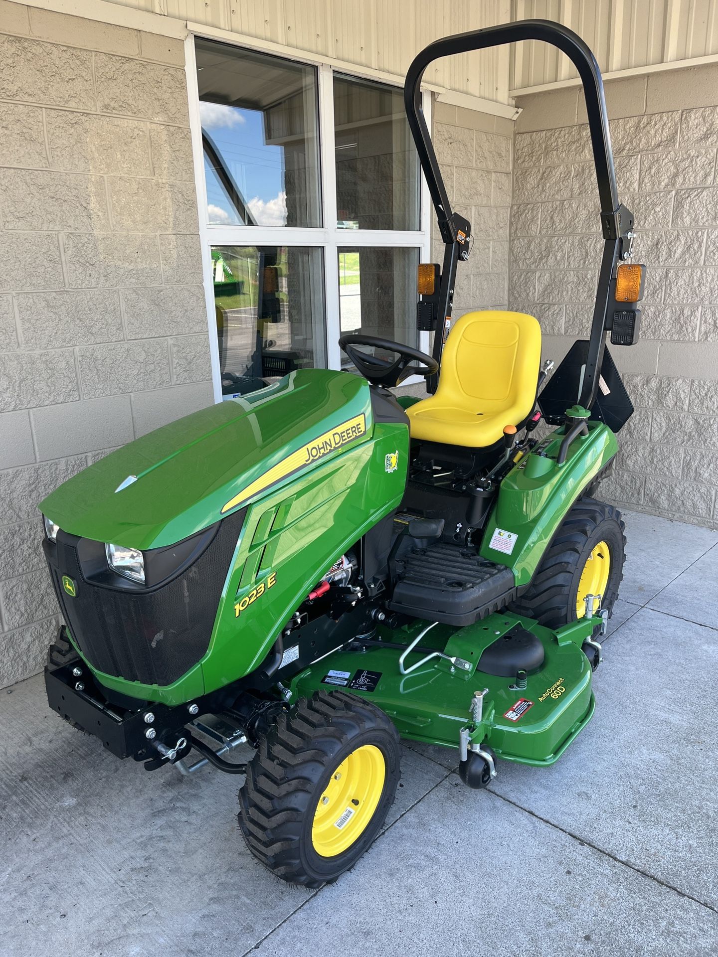 New John Deere 1023E Compact Tractor With 60” Belly Mower