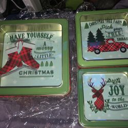 3-Pack Santa Christmas Empty