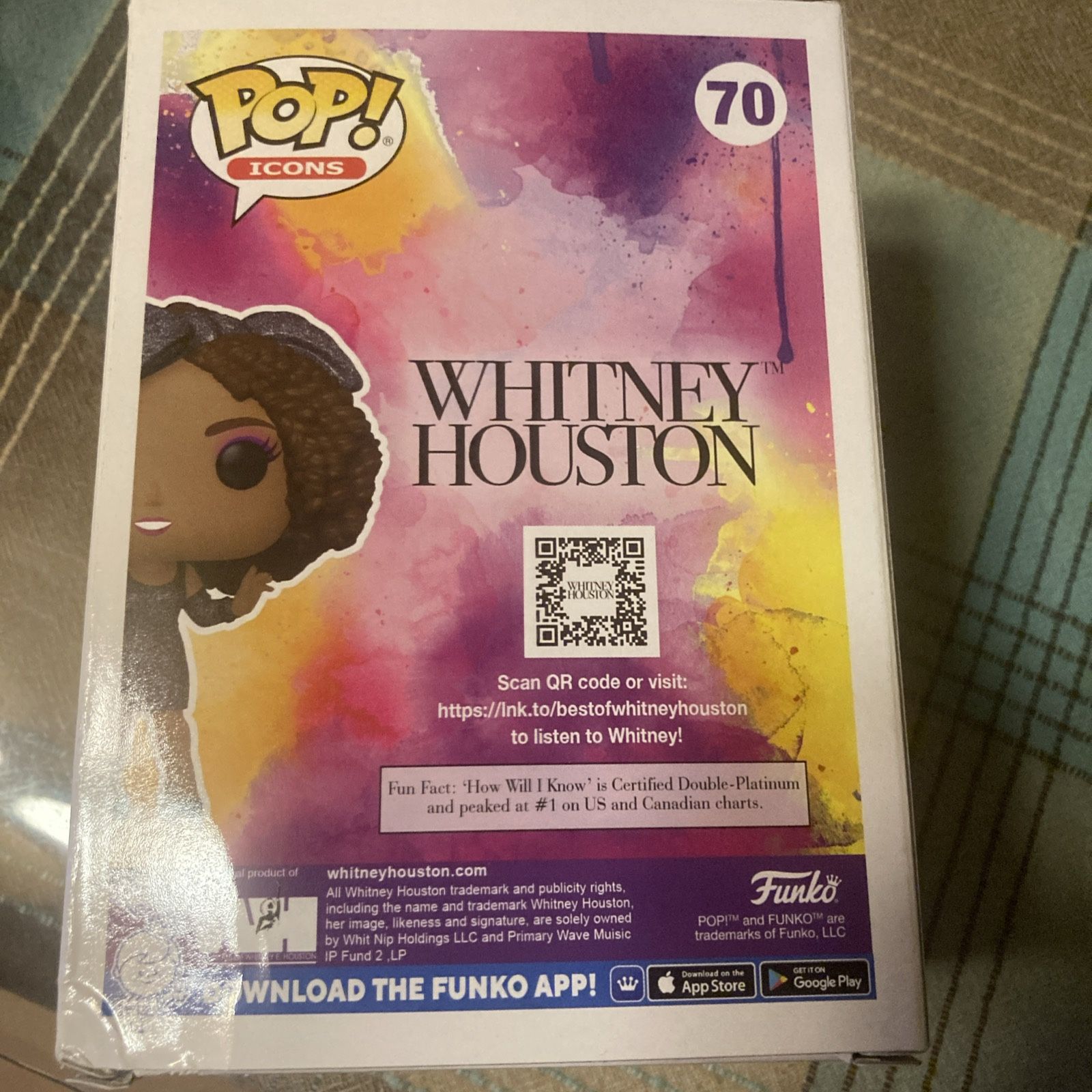 Whitney Houston Funko Pop Diamond Series 