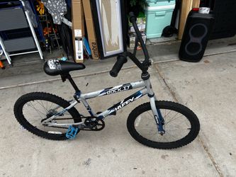 Huffy 20" Rock It Kids' Bike, Fits Riders 44"-56", Blue, Youth, Boys