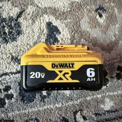 Dewalt Battery 6 AH 20 V Max XR (NEW)