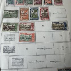 Inini French Guiana Colony Stamp Group Of 27