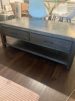 Coffee table with drawers