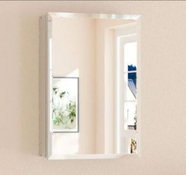 Keonjinn 16" X 24" Surface/Recessed Frameless Medicine Cabinet
