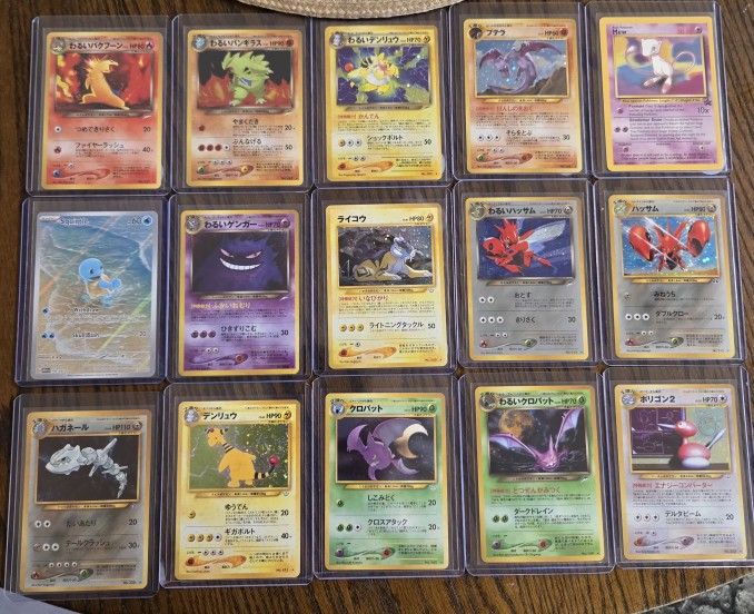 Vintage Pokemon Cards