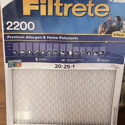 Filtrete AC Filters 20x25x1 (3 Pack)