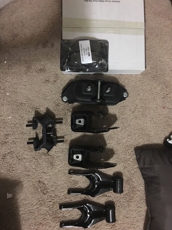 Motor mounts and brakes and rotor for and 08 impala