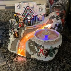 Avon Christmas Fiber Optic Village