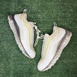 Nike Air Max 97 ‘Terrascape White’ Men’s Size 9 DQ3976-101  Worn, *see photos for condition* but still in good shape. 100% AUTHENTIC 💯  DOES NOT COME
