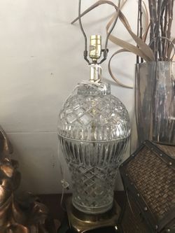 Crystal lamp- large