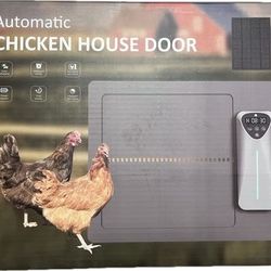 Intelligent Automatic Chicken House Door Remote Pet Coop Door With Solar Panel