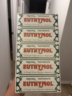 Euthymol Original Toothpaste 3.7fl Oz 5 Pack 