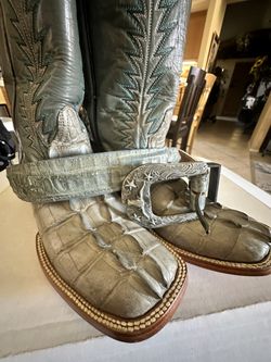 Crocodile Leather Boots