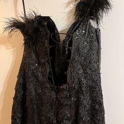 Black Sequin Dress size m 