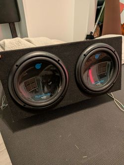 10" subwoofer with box