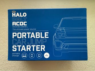 Halo Bolt ACDC Wireless Portable Car Jump Starter