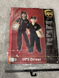 UPS Driver Costume - Toddler Size (small 2-3)