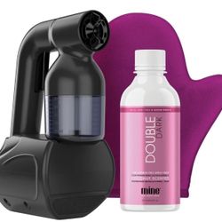 NEW MINETAN MINE TAN BRONZE BABE PERSONAL MOBILE TAN GUN BODY SPRAY KIT