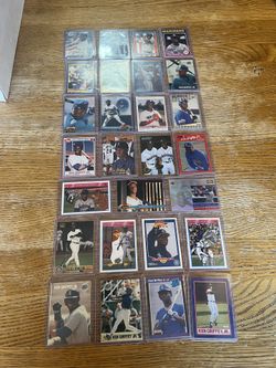 Ken Griffey Jr Mariners Baseball Card Lot