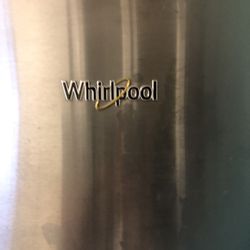 Stainless steel whirlpool refrigerator