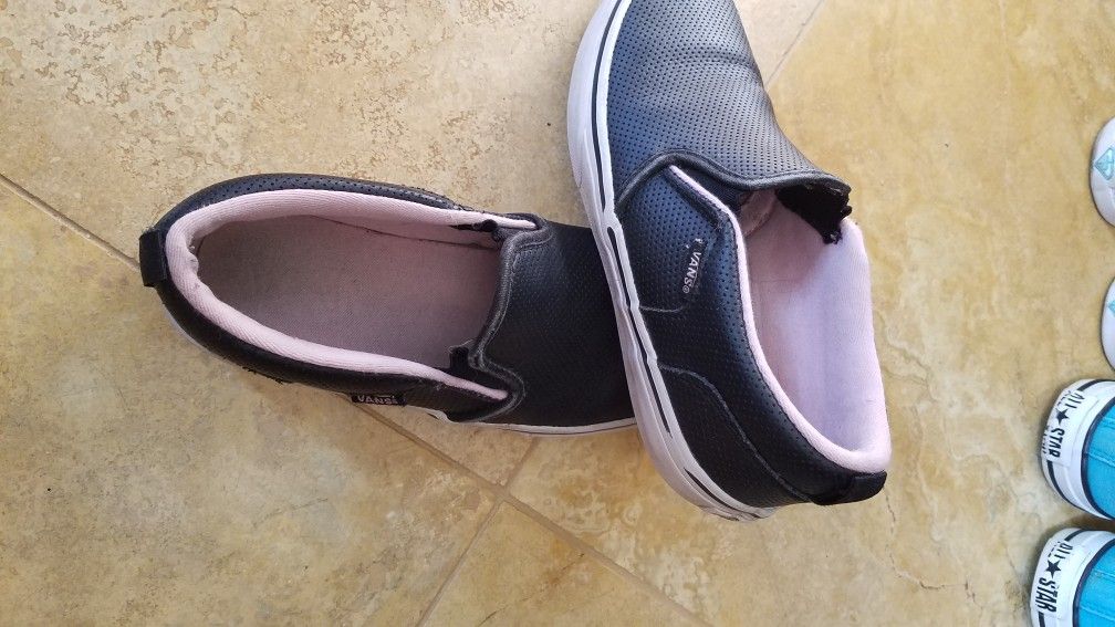 Vans Girls Slip-on Shoes. Size 3