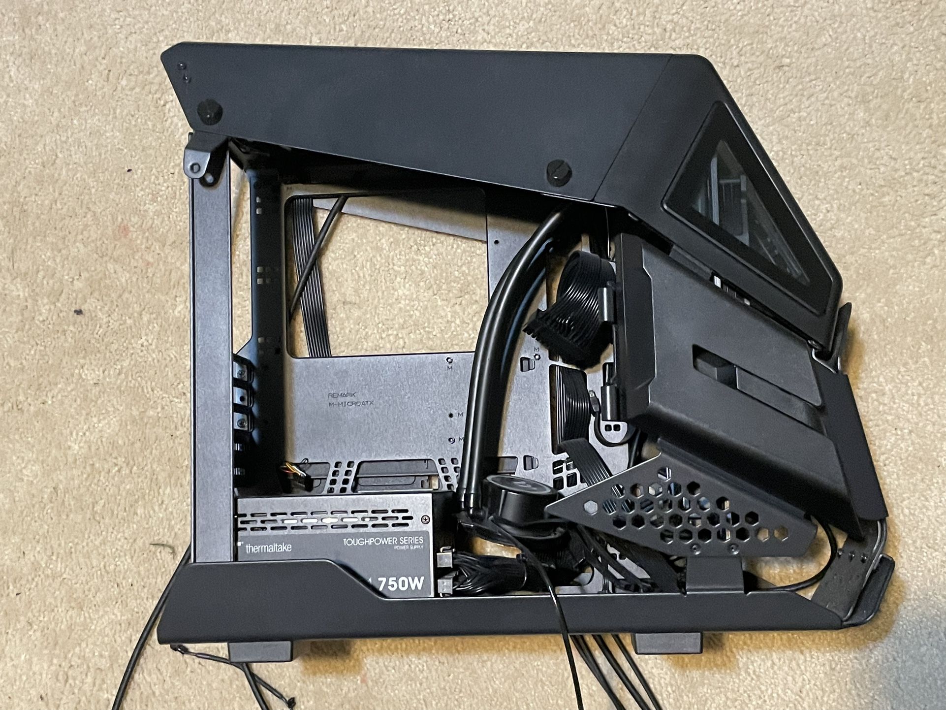 Computer Case With Cooler And Power Supply