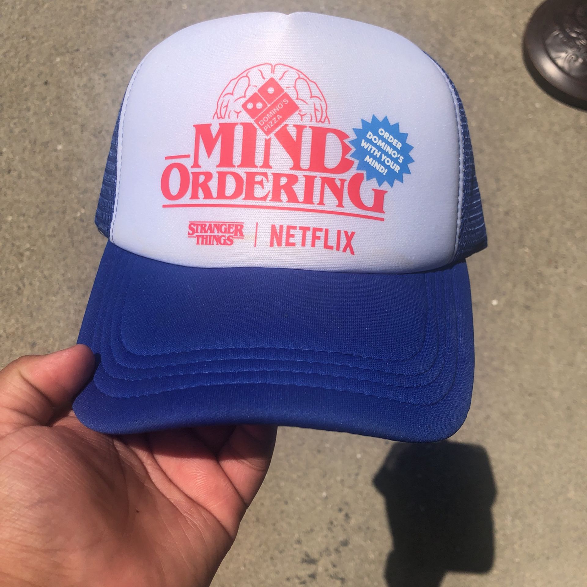 Limited Edition Trucker Hat Stranger Thing / Dominoes 