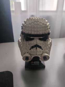 LEGO Star Wars Stormtrooper Helmet 75276 — Built, Retired Set