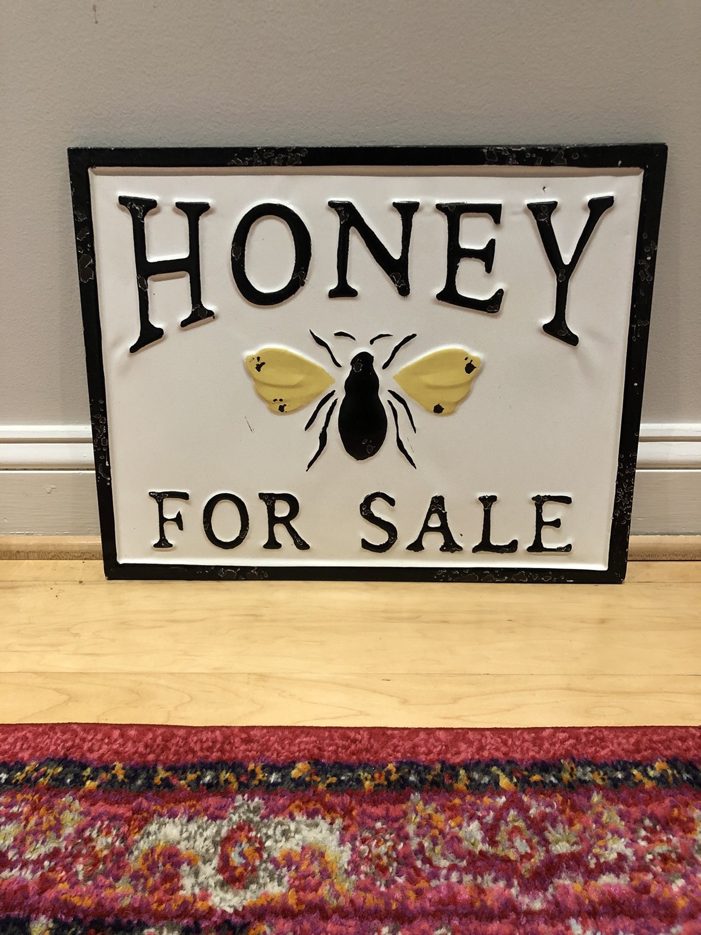 Honey For Sale Metal Sign 