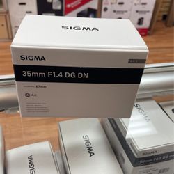 Sigma 35mm F1.4 For Sony