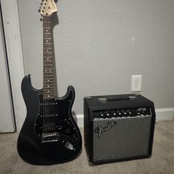 Guitar With Amp 