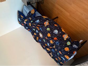 Twin bed frame with mattress