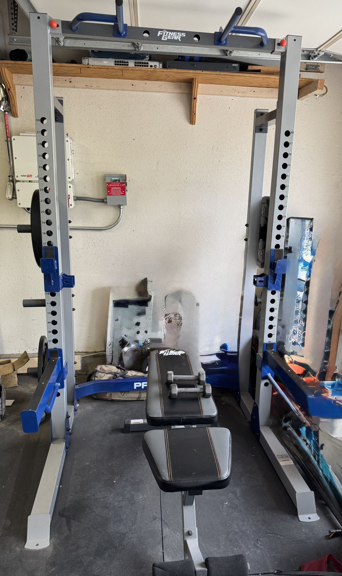 Weight Set And Rack