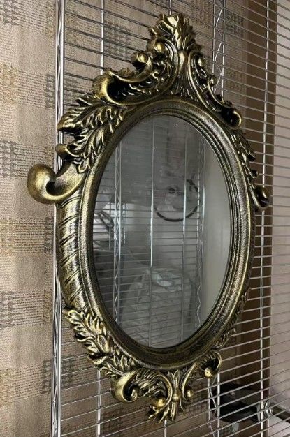 Antique Wall Mirror Elliptical Design