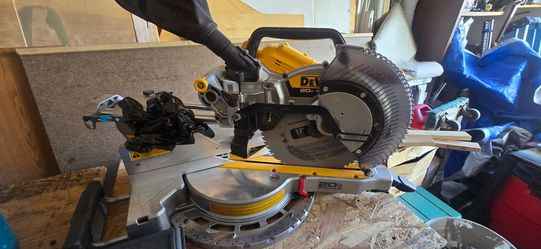 20V 12" cordless sliding double bevel compound miter saw