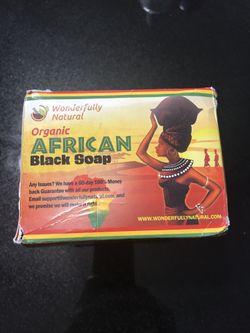 Organic African black soap 🧼