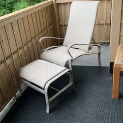 Tropitone Patio Pool Chair And Ottoman