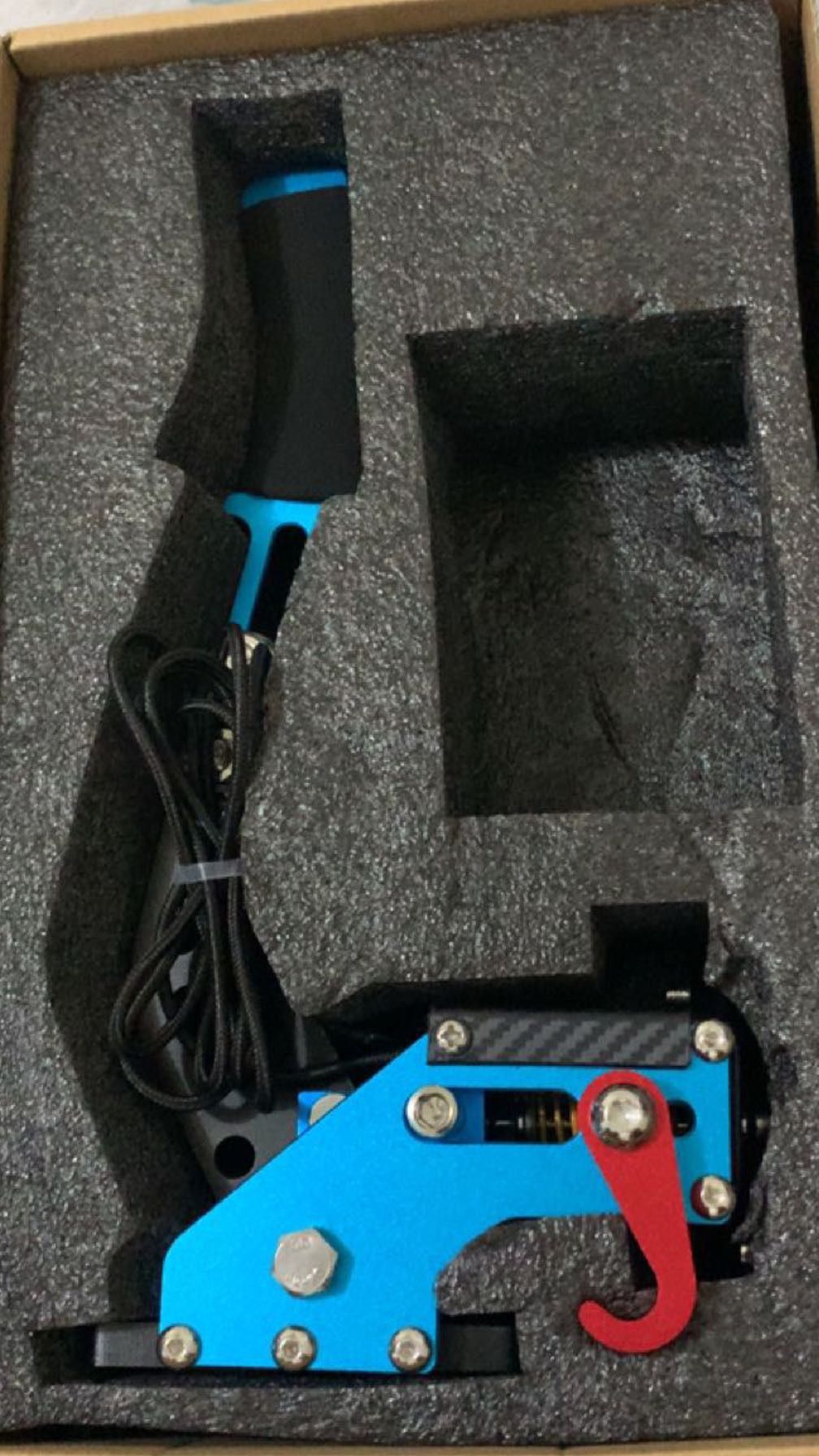 Obokidly Upgrade USB Handbrake Support G920 Compatible with Xbox ONE/Xbox ONE S for Simracing Game Sim Rig with Clamp,and Suitable for PC (Blue)