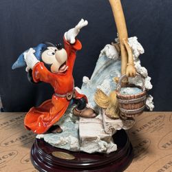 Giuseppe Armani Disney "Sorcerer’s Apprentice" Mickey – 1997 Florence Sculpture – Mint w/ COA & Box